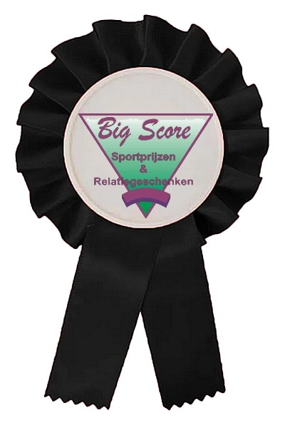 R 05 Jury Rozet Ø 8,5 L: 14,5 cm met optie Full-Colour logo Ø 50 mm